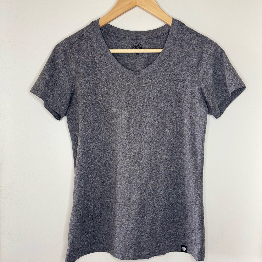 REI Co-op Womens Tech Tee Shirt Short Sleeve Gray Outdoor Women’s X Small Active